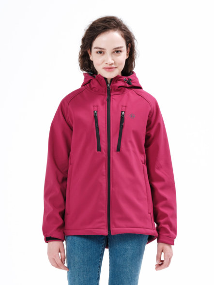 BONDED JACKET WITH LARGE FRONT POCKETS