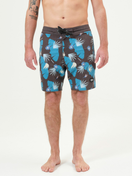 18” PACKABLE FLORAL BOARD SHORTS