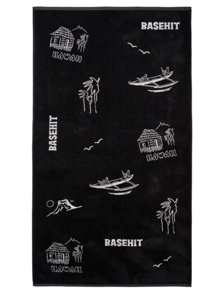 BASEHIT HAWAII BEACH TOWEL 86cm X 160cm