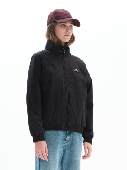 BASEHIT ROLL-IN HOODED BOMBER JACKET