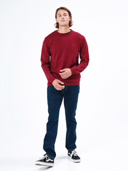 BASEHIT BASIC KNITTED SWEATER