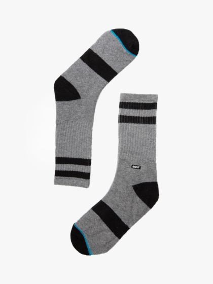 BASEHIT STRIPED CUSHIONED CREW SOCKS