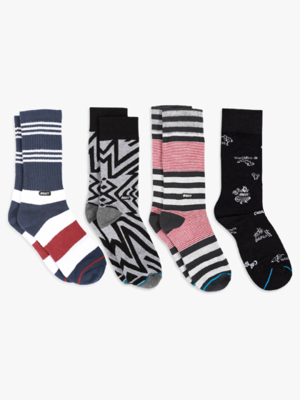BASEHIT CUSHIONED CREW SOCKS 4 PAIR PACK