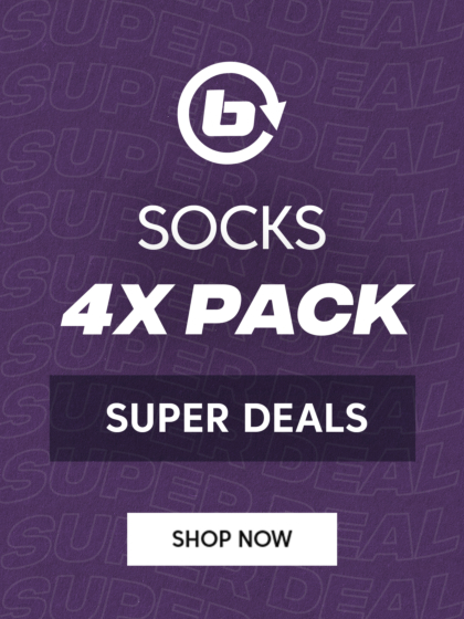 BASEHIT CUSHIONED CREW SOCKS 4 PAIR PACK