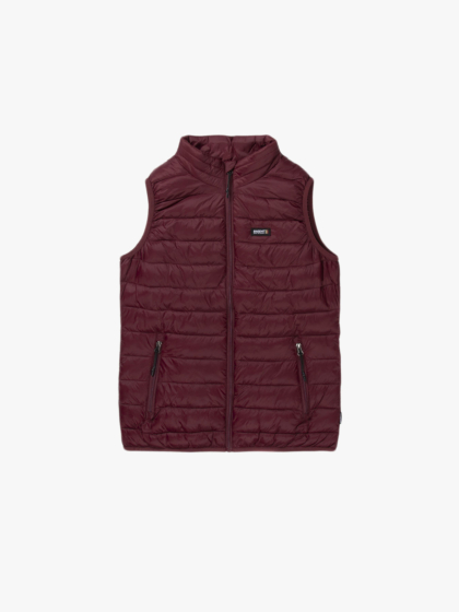 BASEHIT FAKE DOWN PUFFER VEST JACKET