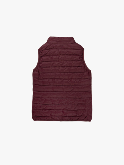 BASEHIT FAKE DOWN PUFFER VEST JACKET