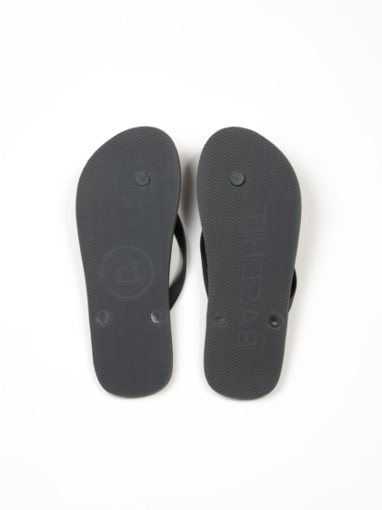 BASEHIT MEN'S BASIC LOGO FLIP FLOPS