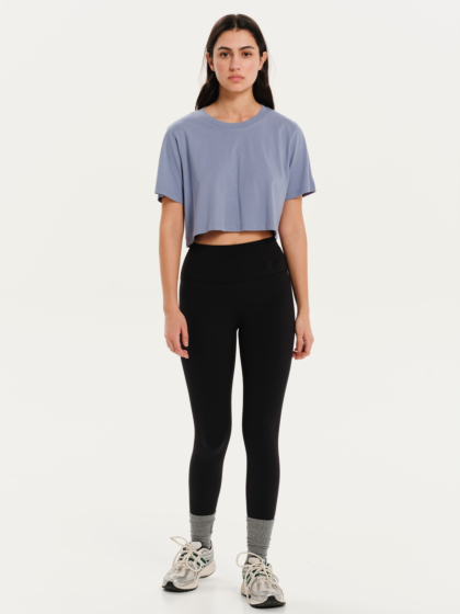 BASEHIT ΓΥΝΑΙΚΕΙΟ ΜΟΝΟΧΡΩΜΟ CROP T-SHIRT