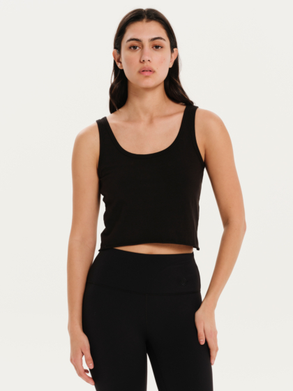 BASEHIT ΓΥΝΑΙΚΕΙΟ ΜΟΝΟΧΡΩΜΟ ΑΜΑΝΙΚΟ CROP TOP