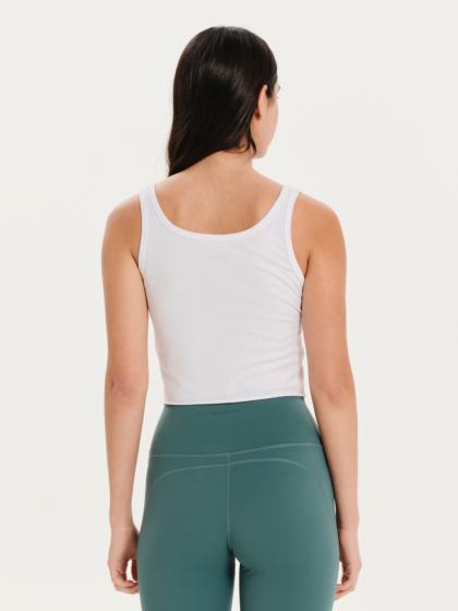 BASEHIT WOMEN'S SOLID TANK CROP TOP