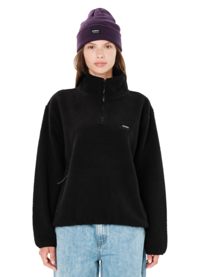 BASEHIT WOMEN’S HIGH-PILE HALF ZIP FLEECE