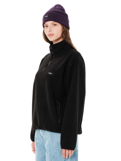 BASEHIT WOMEN’S HIGH-PILE HALF ZIP FLEECE