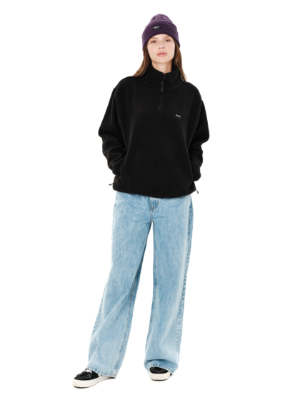 BASEHIT WOMEN’S HIGH-PILE HALF ZIP FLEECE