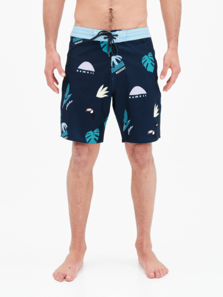 BASEHIT ΑΝΔΡΙΚΟ ΑΝΑΚΥΚΛΩΜΕΝΟ ALOHA TROPICS BOARDSHORTS 46cm