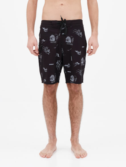 BASEHIT HAWAII ΑΝΔΡΙΚΟ ΑΝΑΚΥΚΛΩΜΕΝΟ BOARDSHORTS 49cm