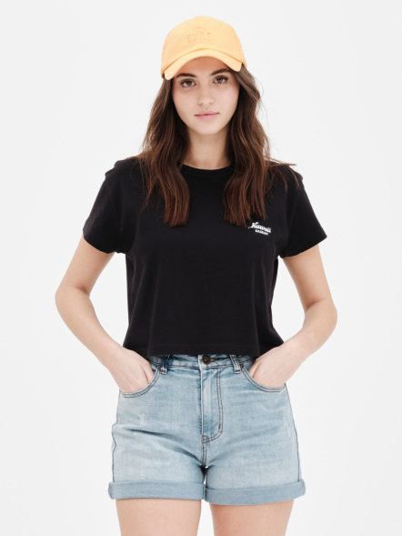 BASEHIT "ALOHA FROM HAWAII"  ΓΥΝΑΙΚΕΙΟ ΚΟΝΤΟΜΑΝΙΚΟ CROP TOP