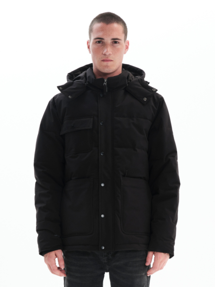 BASEHIT ΑΝΔΡΙΚΟ ΜΠΟΥΦΑΝ OUTDOOR PUFFER ΜΕ ΚΟΥΚΟΥΛΑ