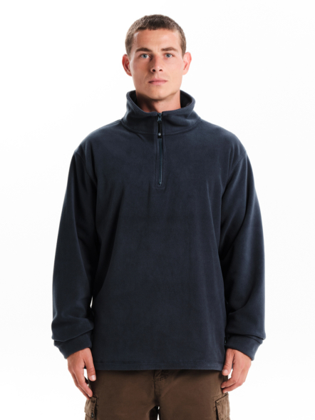 BASEHIT ΑΝΔΡΙΚΟ FLEECE ΜΕ ΑΝΟΙΓΜΑ ΦΕΡΜΟΥΑΡ ΜΕΧΡΙ ΤΟ ΣΤΗΘΟΣ