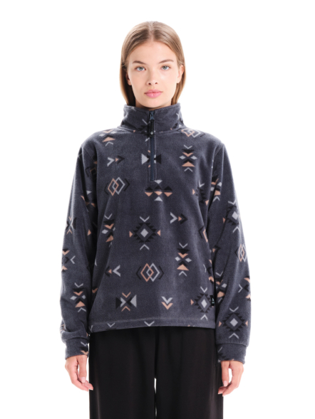 BASEHIT ΓΥΝΑΙΚΕΙΟ FLEECE ΜΕ ΑΝΟΙΓΜΑ ΦΕΡΜΟΥΑΡ ΜΕΧΡΙ ΤΟ ΣΤΗΘΟΣ