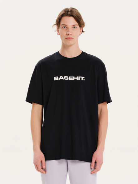 BASEHIT LOGO ΑΝΔΡΙΚΟ ΚΟΝΤΟΜΑΝΙΚΟ T-SHIRT