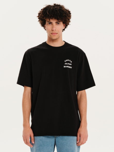 BASEHIT TOKYO JAPAN ΑΝΔΡΙΚΟ ΚΟΝΤΟΜΑΝΙΚΟ T-SHIRT