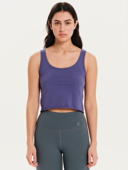 BASEHIT ΓΥΝΑΙΚΕΙΟ ΜΟΝΟΧΡΩΜΟ ΑΜΑΝΙΚΟ CROP TOP