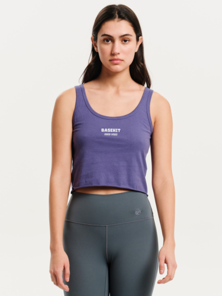 BASEHIT ΓΥΝΑΙΚΕΙΟ ΑΜΑΝΙΚO CROP TOP